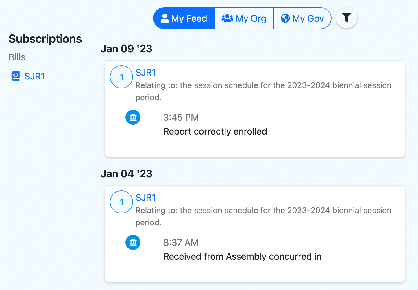 All about the 2023-24 Biennium Schedule